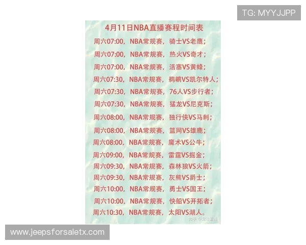 掌握NBA今日赛程全信息，实时跟踪比赛时间和直播资源，享受精彩比赛体验
